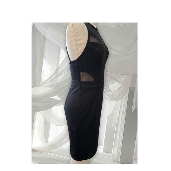 Midnight Nikibiki Cutout Illusion Mini Black Dress Size S - Picture 3 of 3